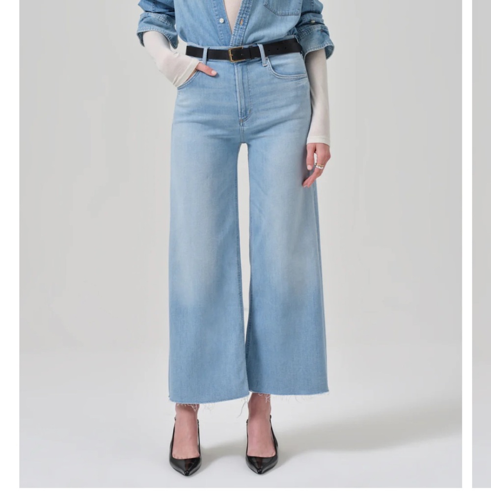 Citizens of Humanity Lyra Wide Leg Crop Jean